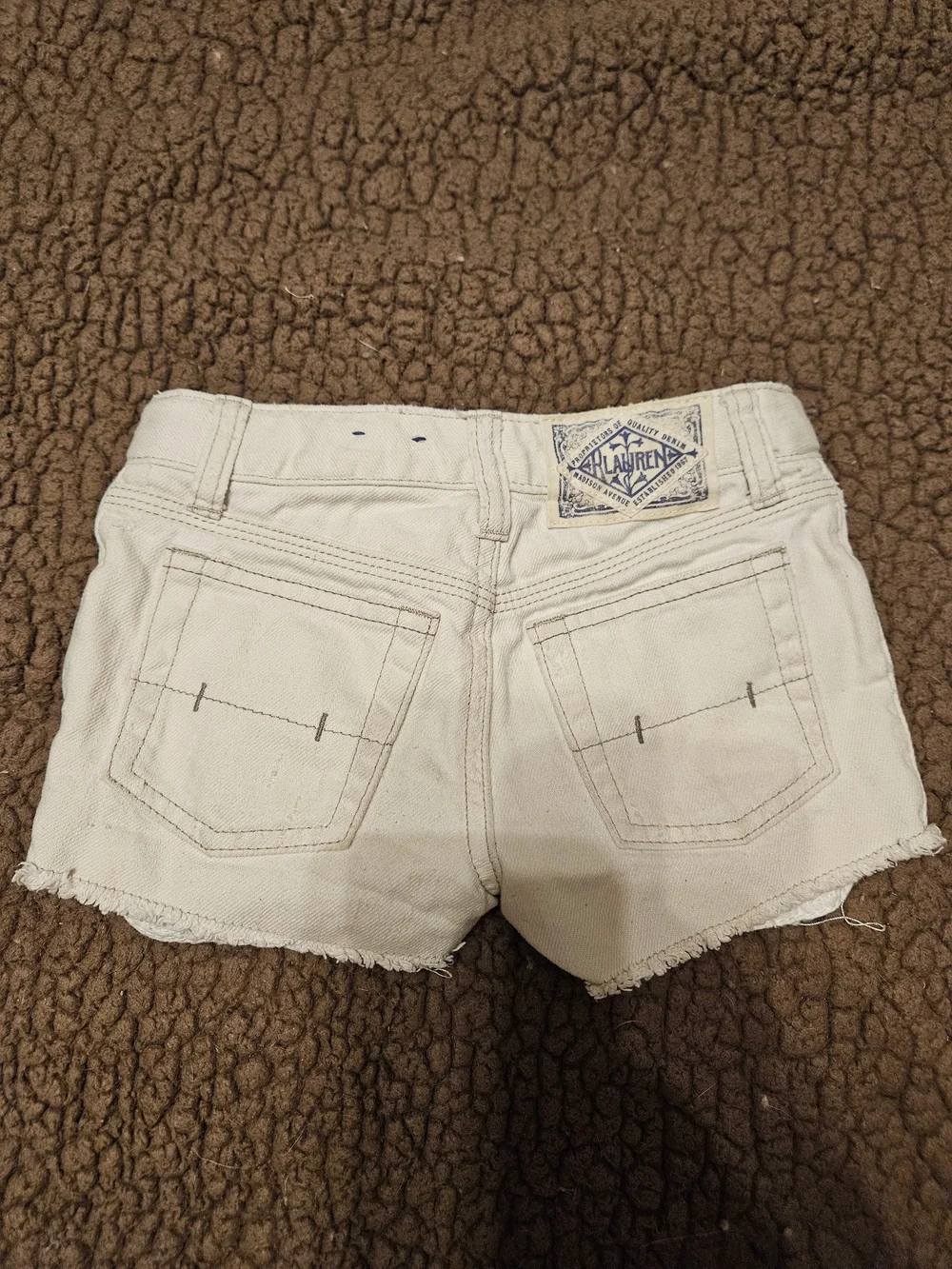 Ralph Lauren Kids Girls Denim Cut-off Shorts - Size 4T